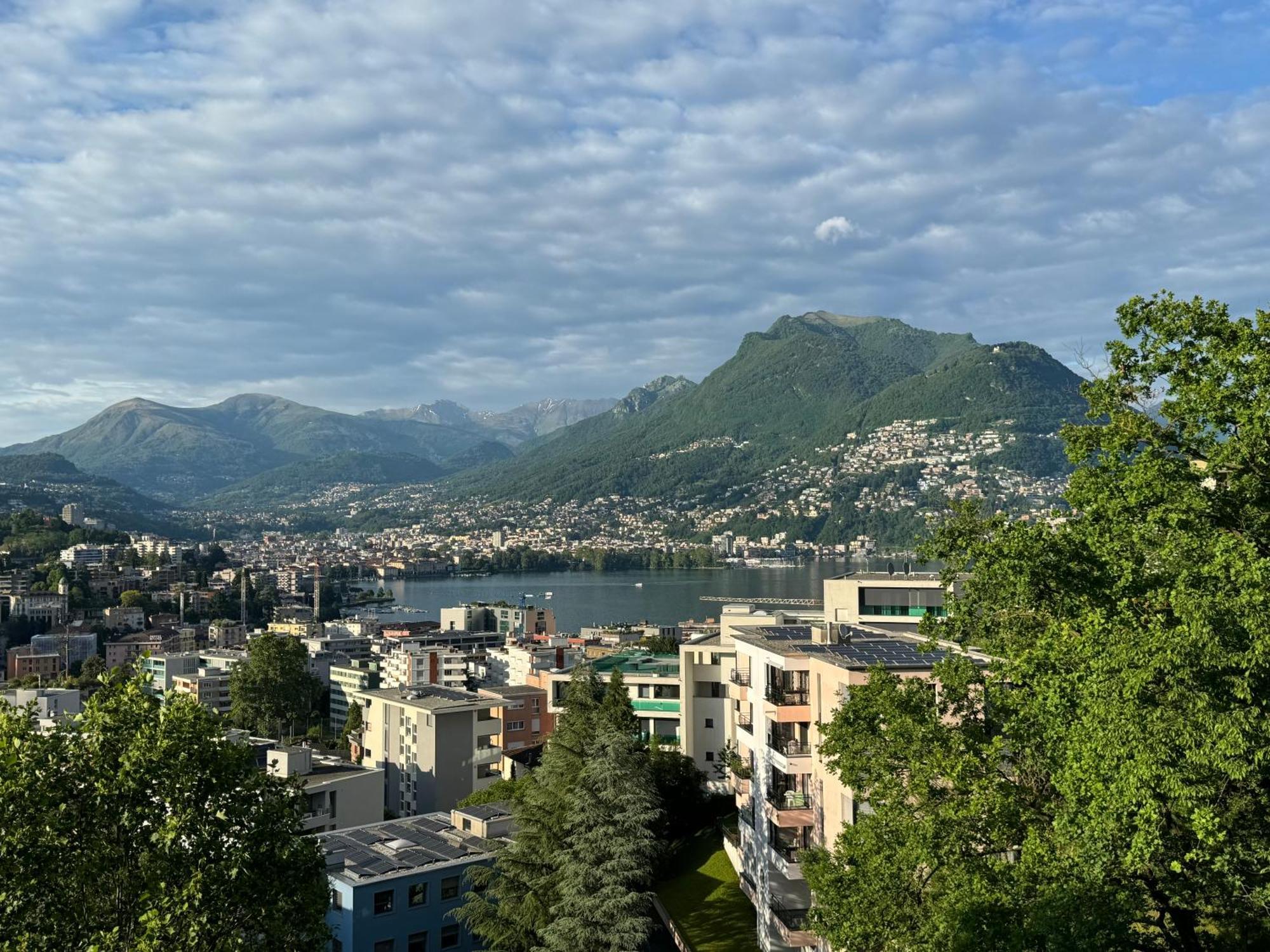 Panorama Suite In Lugano - Pazzallo Paradiso Exteriör bild