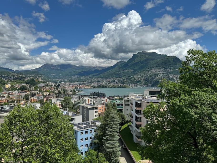 Panorama Suite In Lugano - Pazzallo Paradiso Exteriör bild