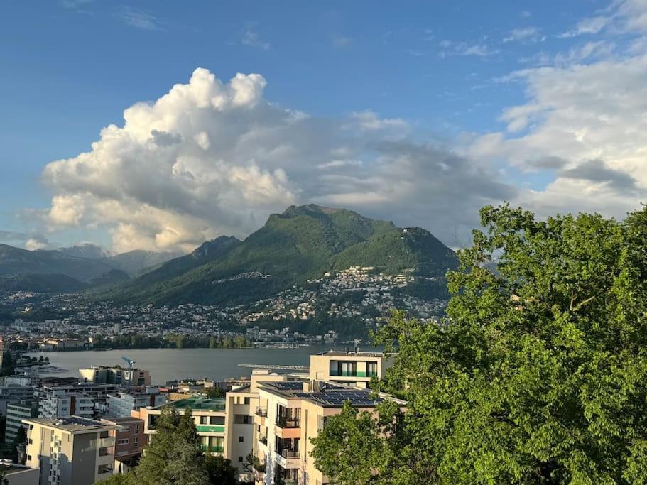 Panorama Suite In Lugano - Pazzallo Paradiso Exteriör bild