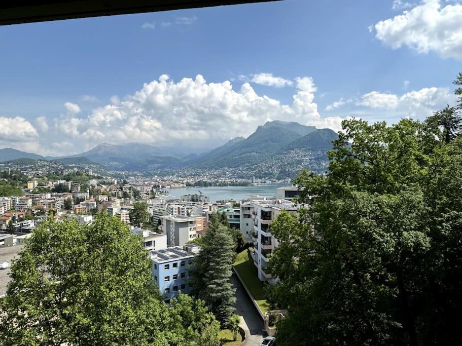 Panorama Suite In Lugano - Pazzallo Paradiso Exteriör bild